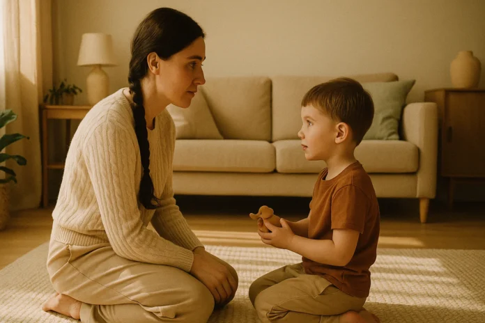 2-6 yaş çocuklarda pozitif disiplin ve güvenli bağlanma ile iletişim kuran anne ve çocuk