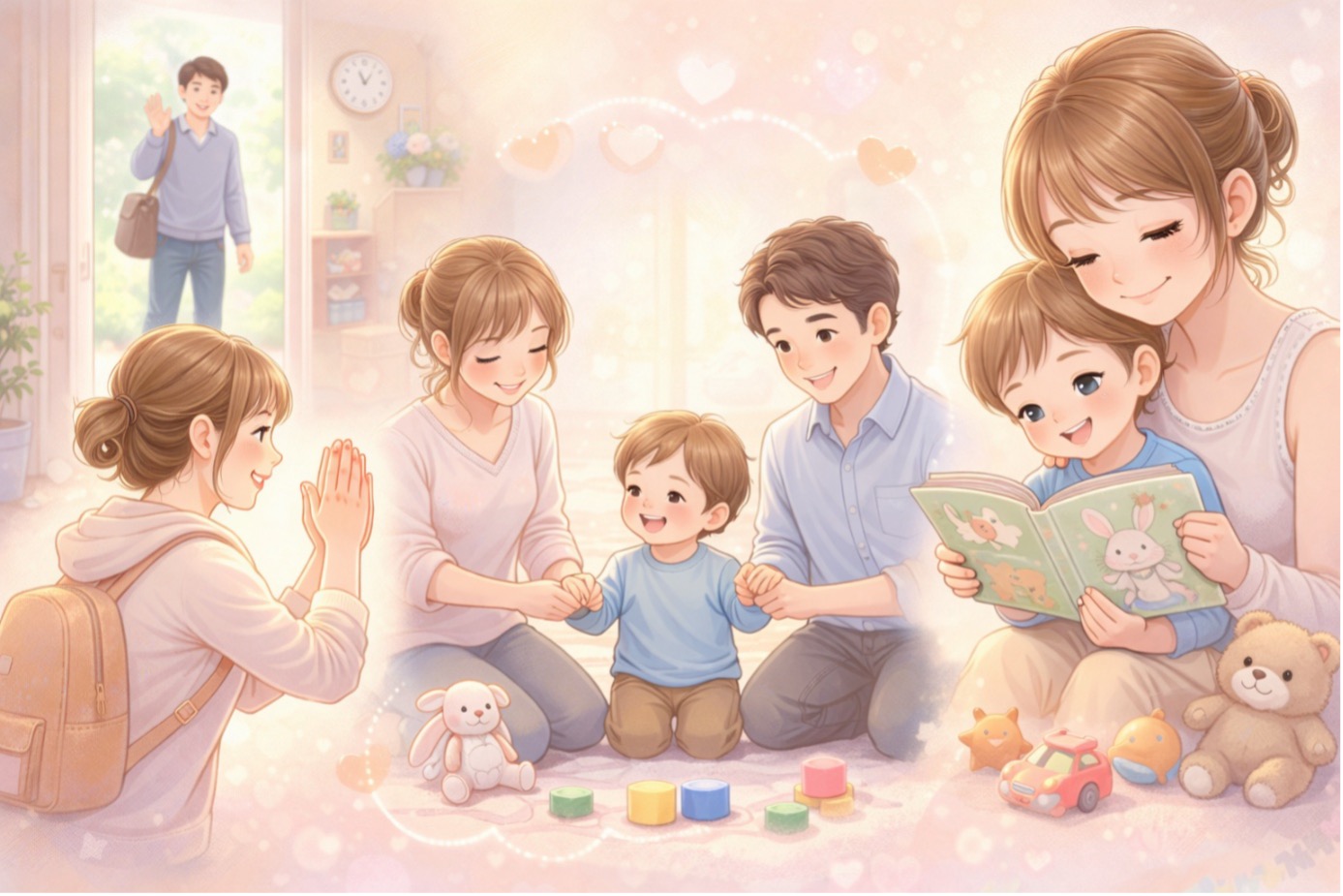 Çocuk anneden ayrılmak istemiyor: Kreş ortamında ebeveynlerin güven vererek ayrılık kaygısını azaltmaya çalıştığı an